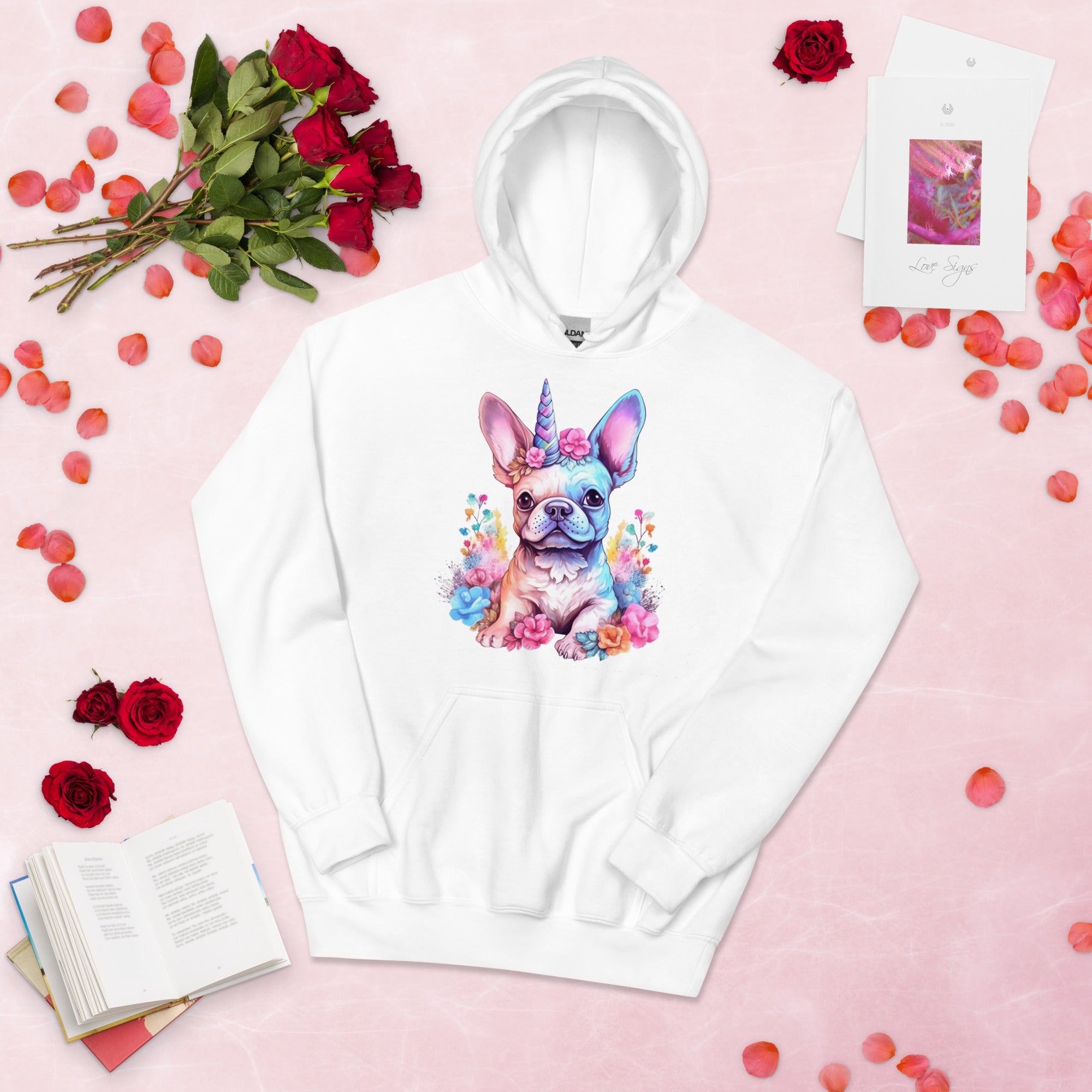 Unicorn French Bulldog Pet Sweatshirt for French Bulldogs-fadou