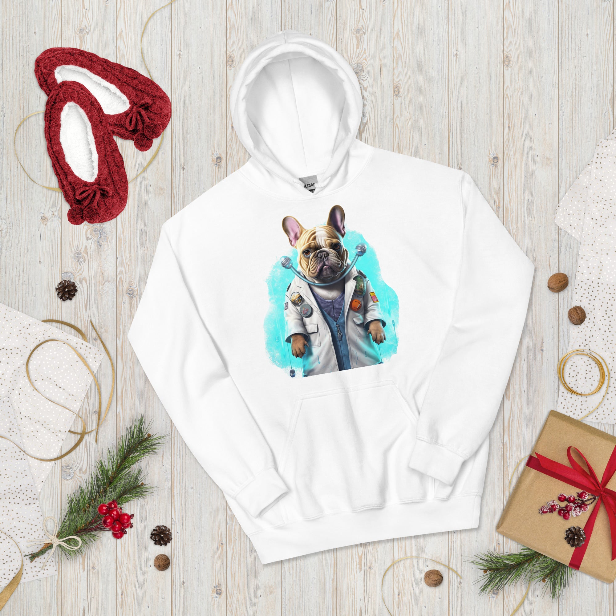 French Bulldog Warm Pet Sweatshirt for Brachycephalic Dogs-fadou