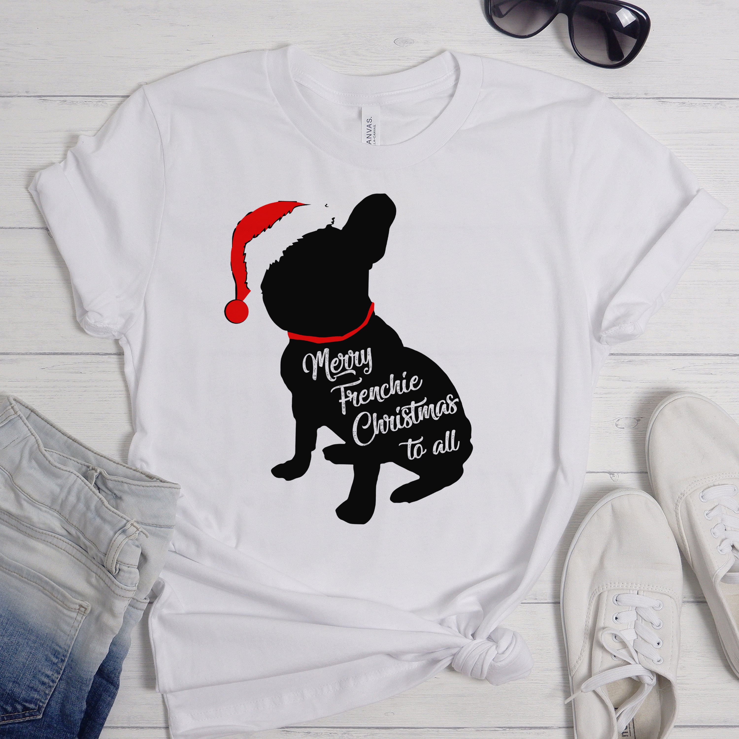 French Bulldog Christmas Dog Lover Tee for Bulldog Owners-fadou