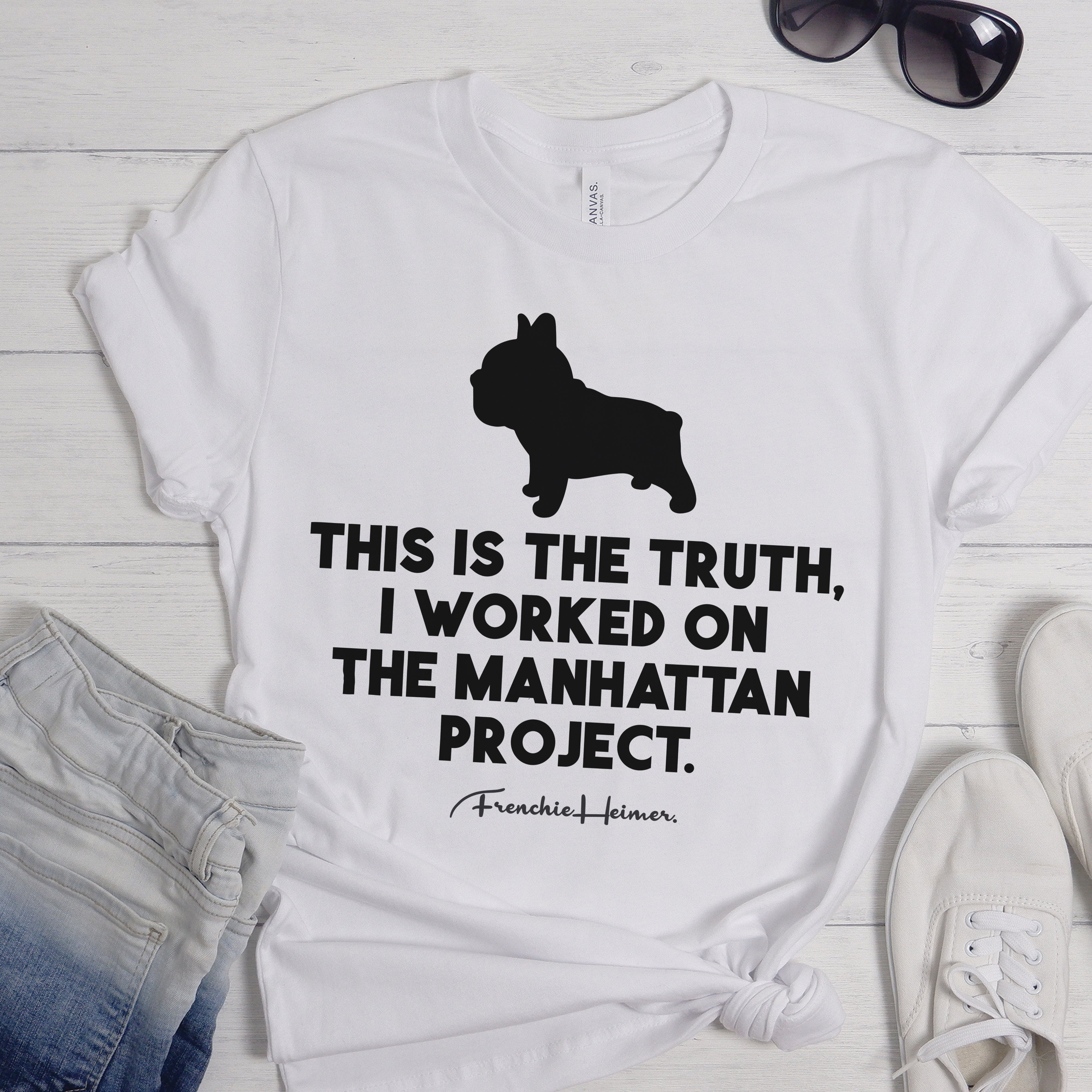 A Frenchie's Role in History - Unisex T-Shirt for Frenchie Fans-fadou