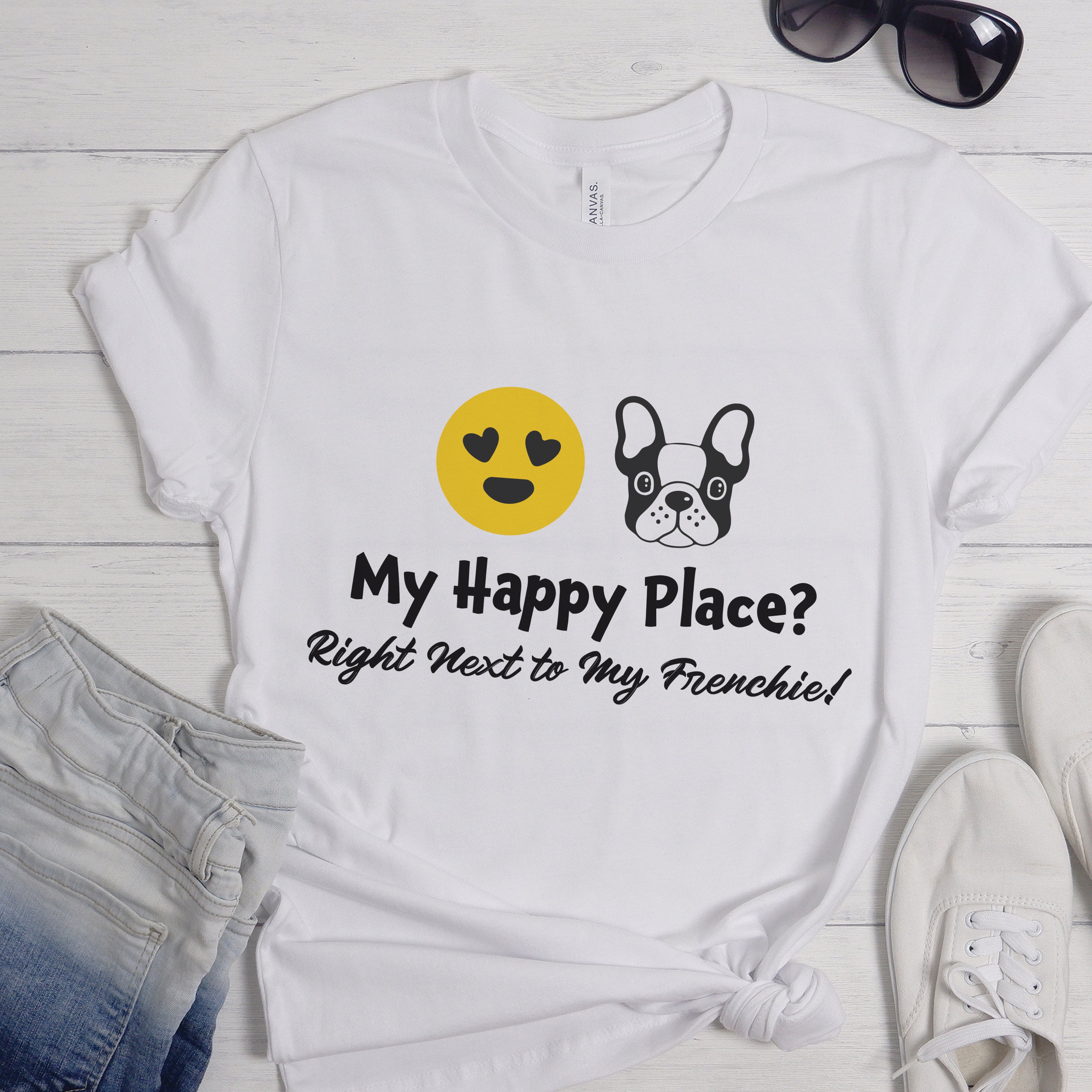 Frenchie Fashion - Unisex T-Shirt for Dog Lovers and Owners-fadou