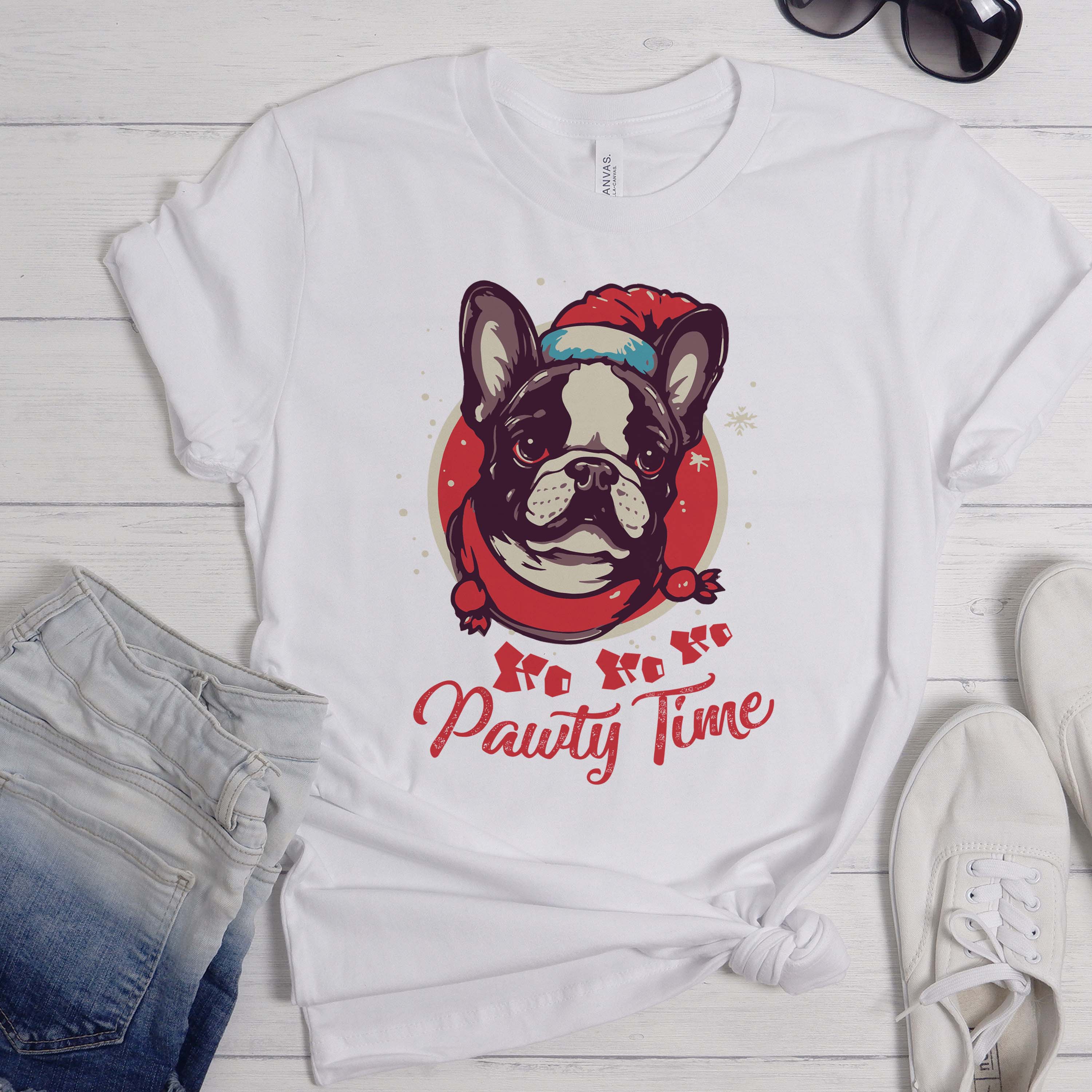 French Bulldog Christmas Unisex Shirt for Dog Moms & Dads-fadou