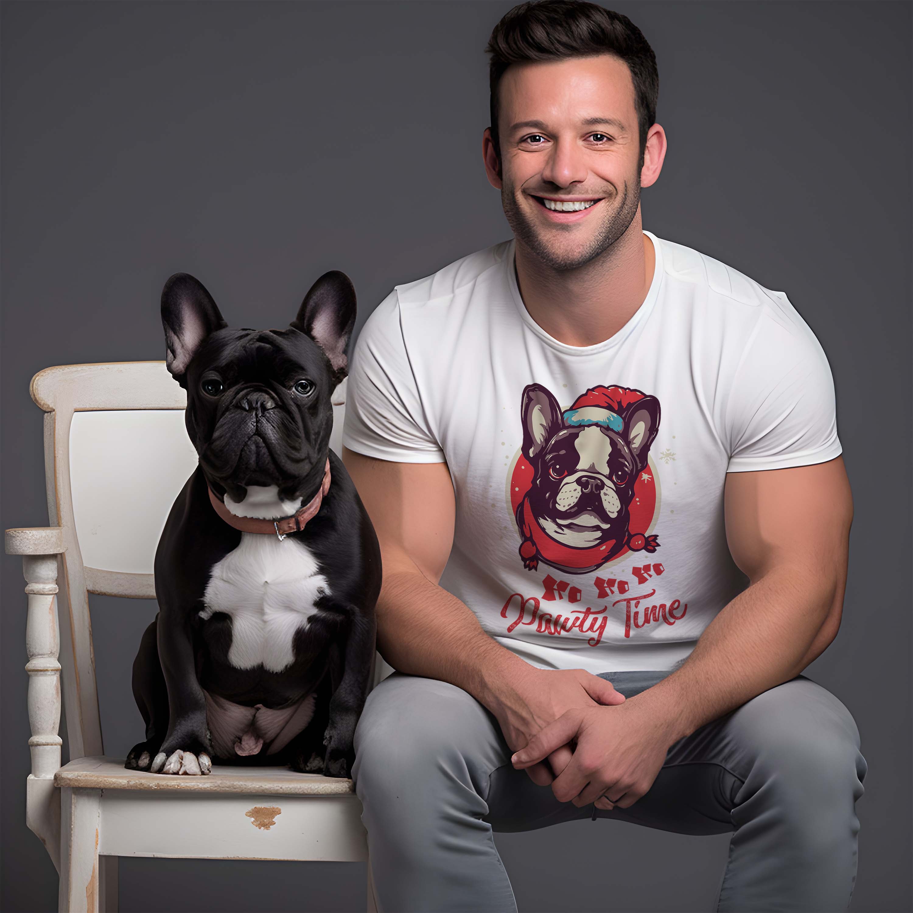 French Bulldog Christmas Unisex Shirt for Dog Moms & Dads-fadou