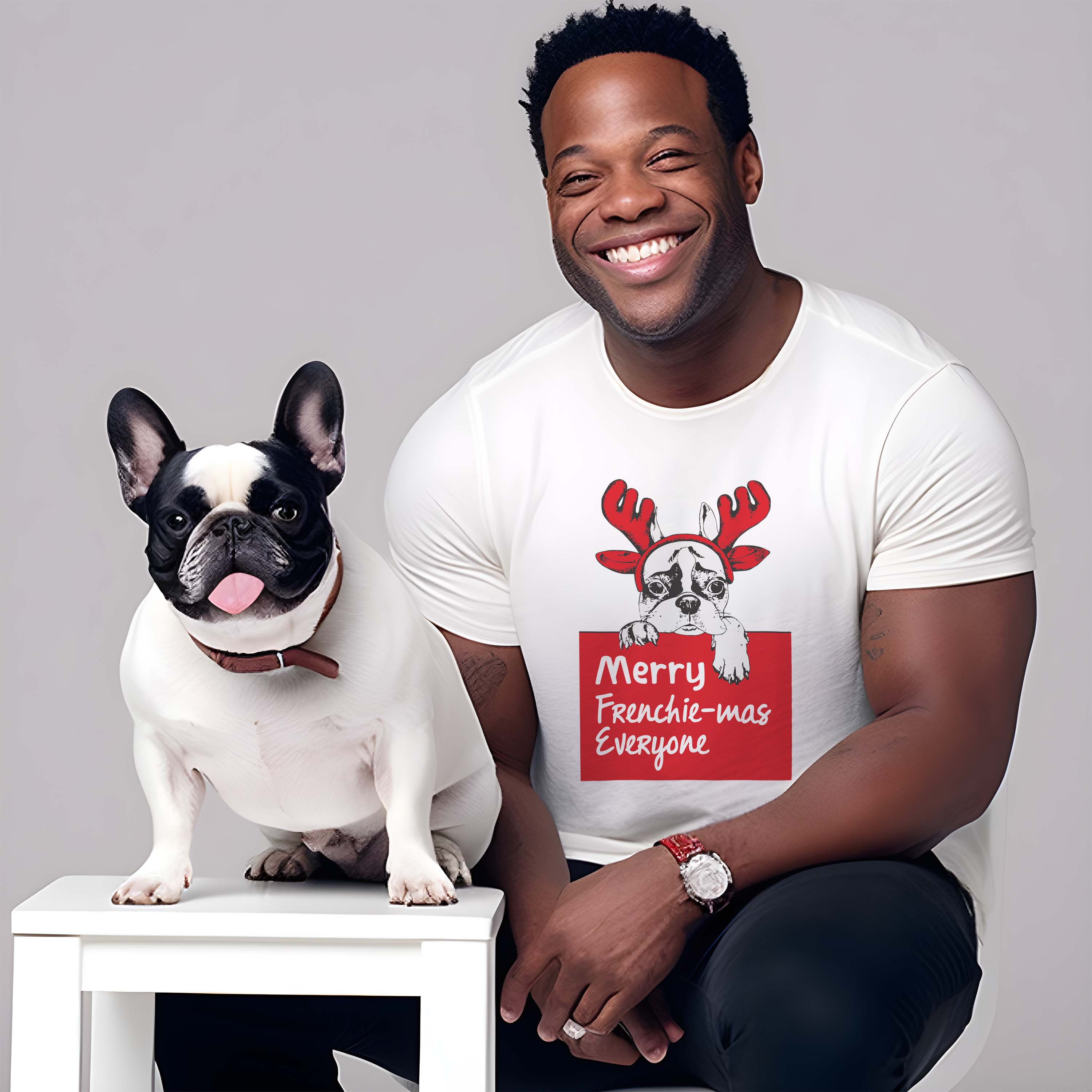 Bulldog French Bulldog Graphic Tee for Frenchie Enthusiasts-fadou
