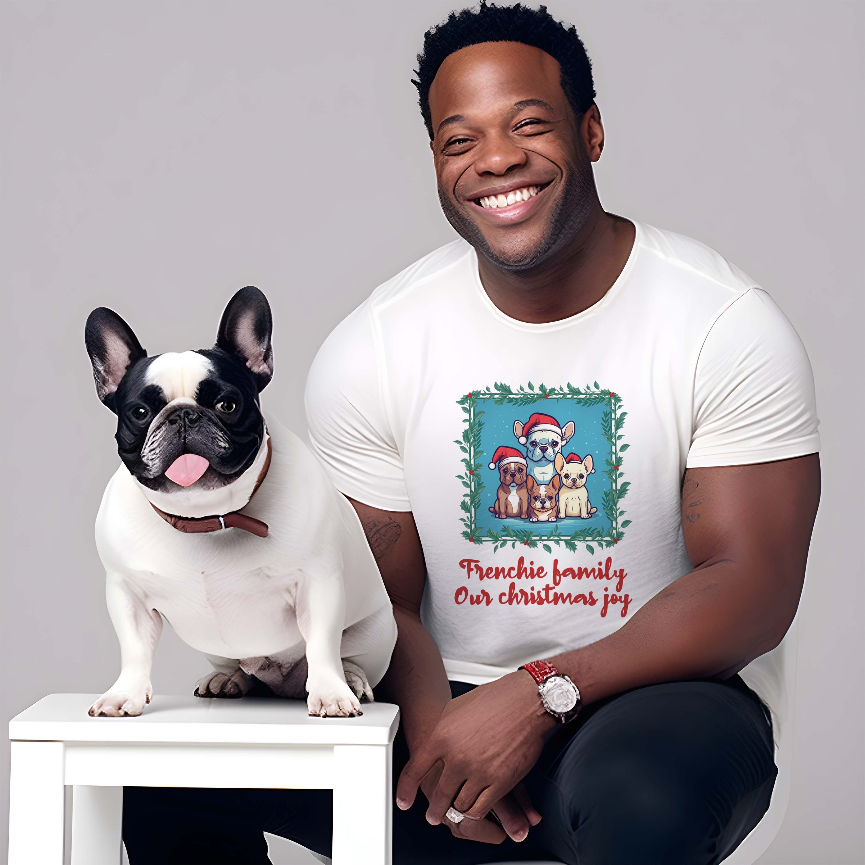 French Bulldog Christmas Dog Lover Tee for Dog Park Days-fadou