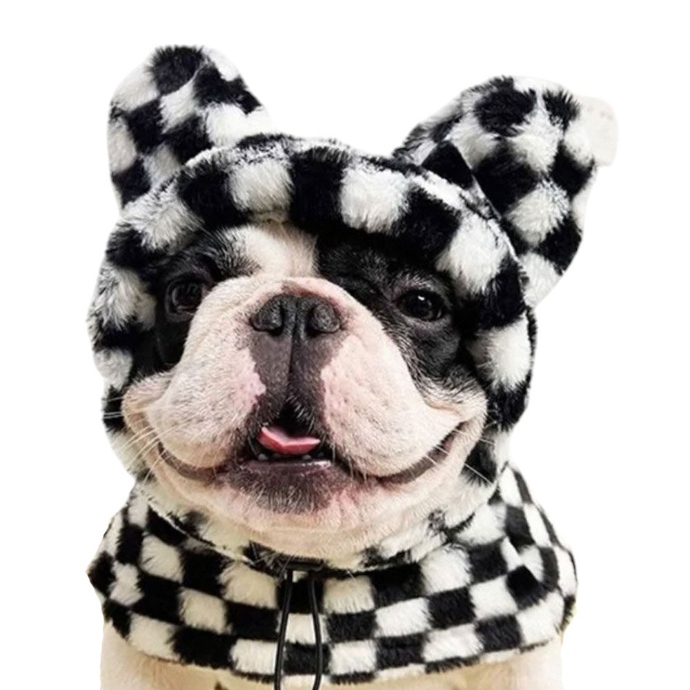 French Bulldog Cozy Sun Headwear for Brachycephalic Dogs-fadou