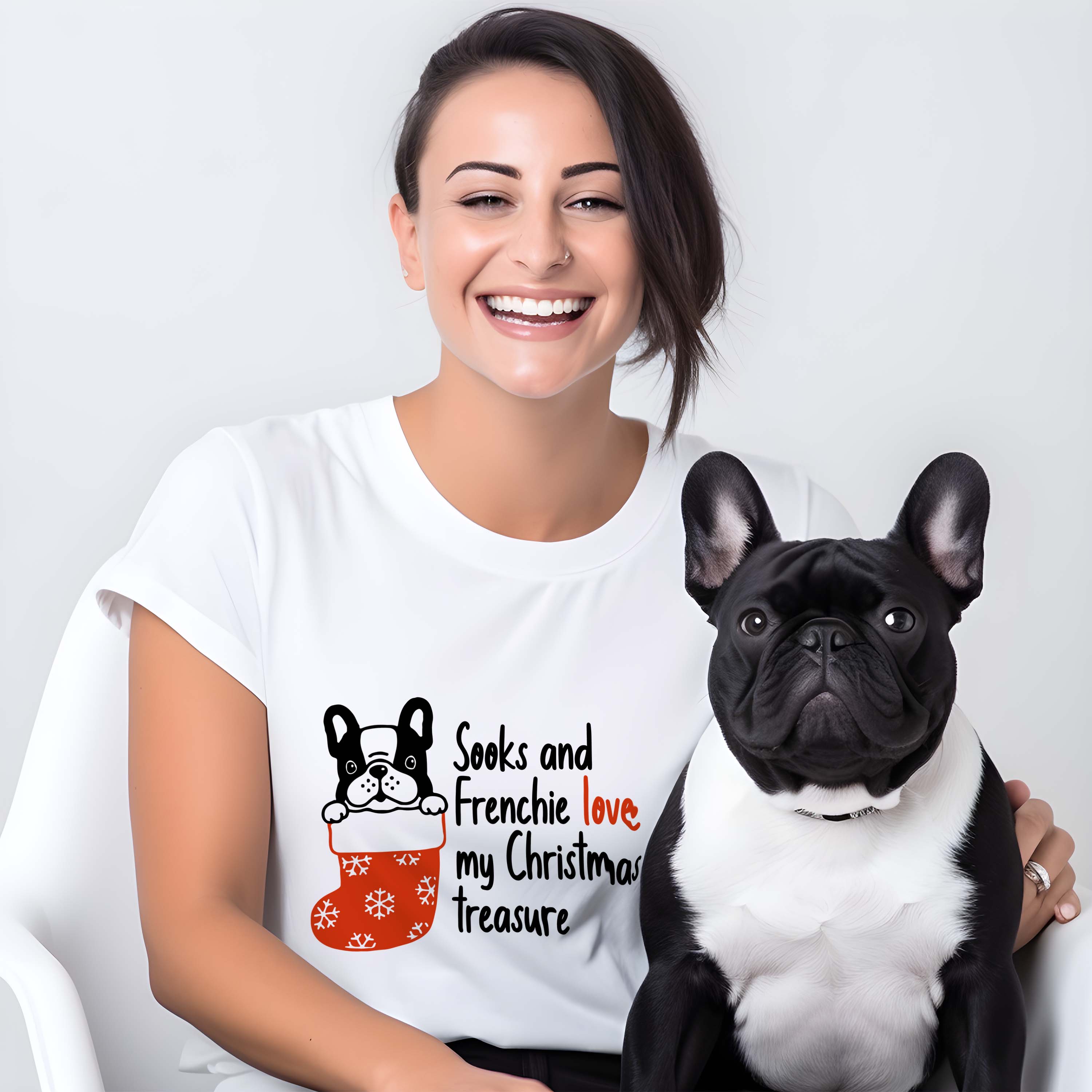 Frenchie Ans Socks - Unisex T-Shirt for Training Sessions-fadou