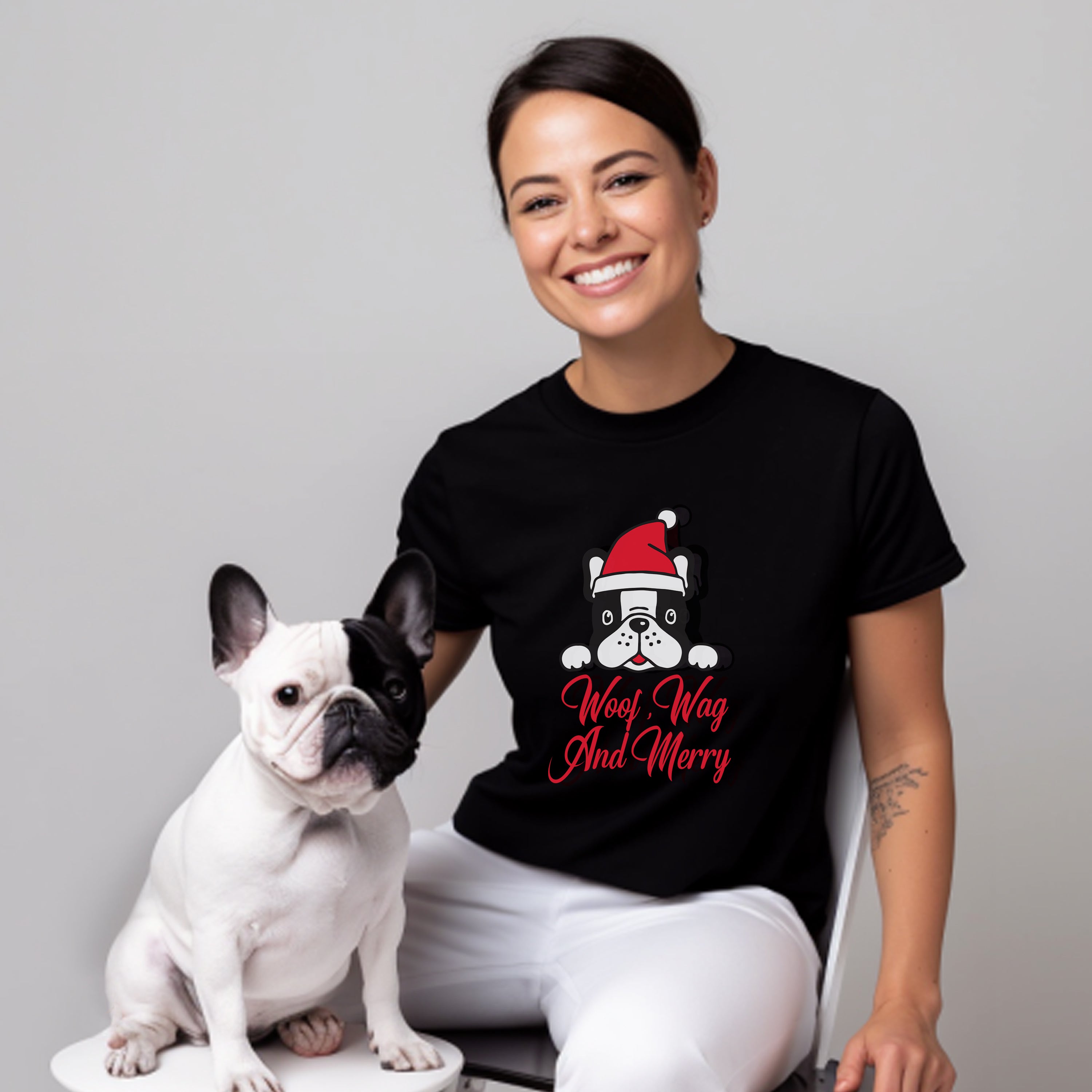 Ideal Festive Gift - Unisex T-Shirt for Dog Lovers and Owners-fadou