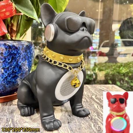 BowWoo : Trendy Frenchie Bluetooth Speaker for Dog Lovers and Owners-fadou