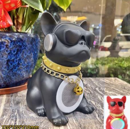 BowWoo : Trendy Frenchie Bluetooth Speaker for Dog Lovers and Owners-fadou