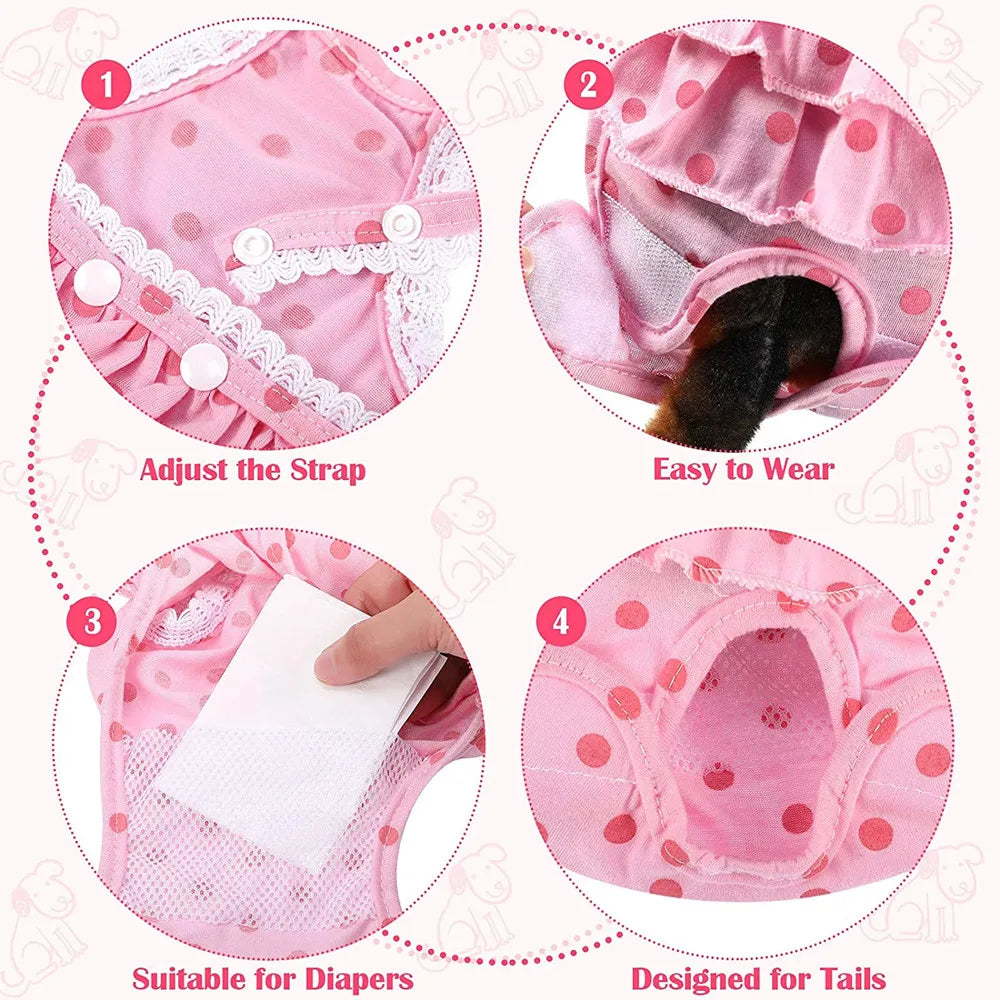 French Bulldog Washable Absorbent Underwear for Training Sessions-fadou