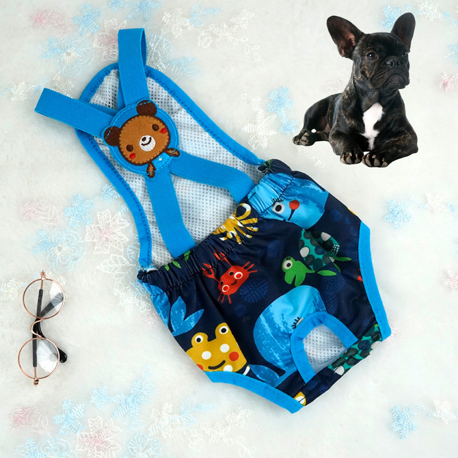 French Bulldog Adjustable Accessory for Dog Moms & Dads-fadou