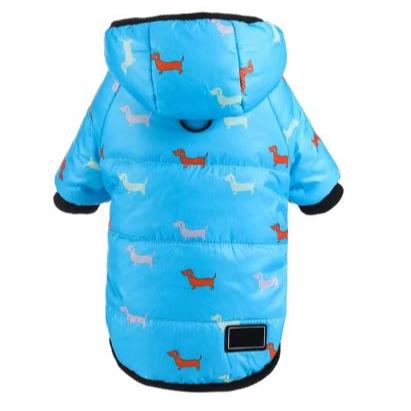 French Bulldog Hooded Winter Jacket for French Bulldogs-fadou
