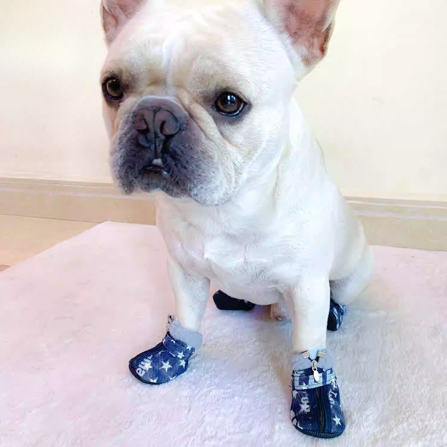 PawRover Soft Protective Booties for Brachycephalic Dogs-fadou