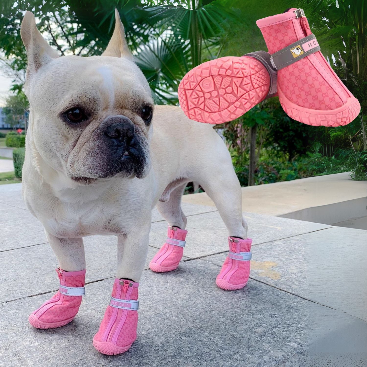 French Bulldog Stylish Protective Booties for Training Sessions-fadou