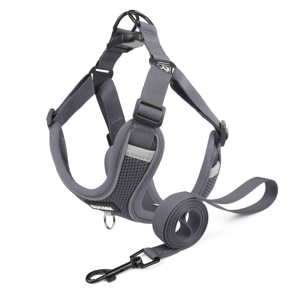Explosion-Proof No-Pull Dog Harness for French Bulldogs-fadou