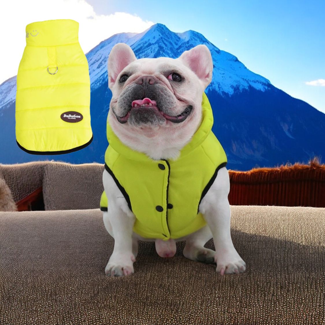 French Bulldog Comfortable Warm Outerwear for Travel Comfort-fadou