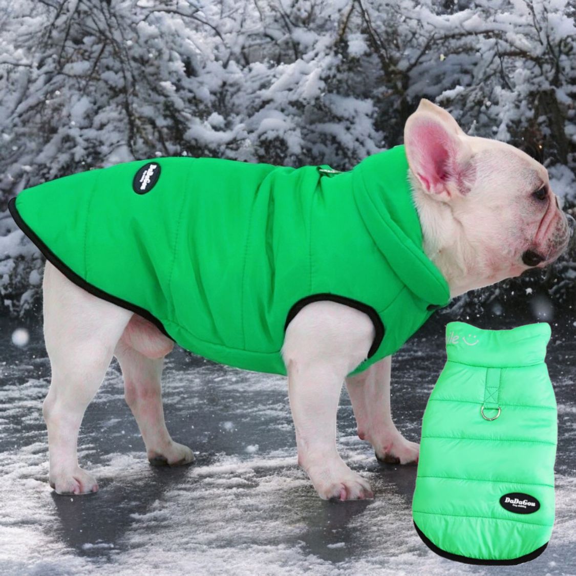 French Bulldog Comfortable Warm Outerwear for Travel Comfort-fadou