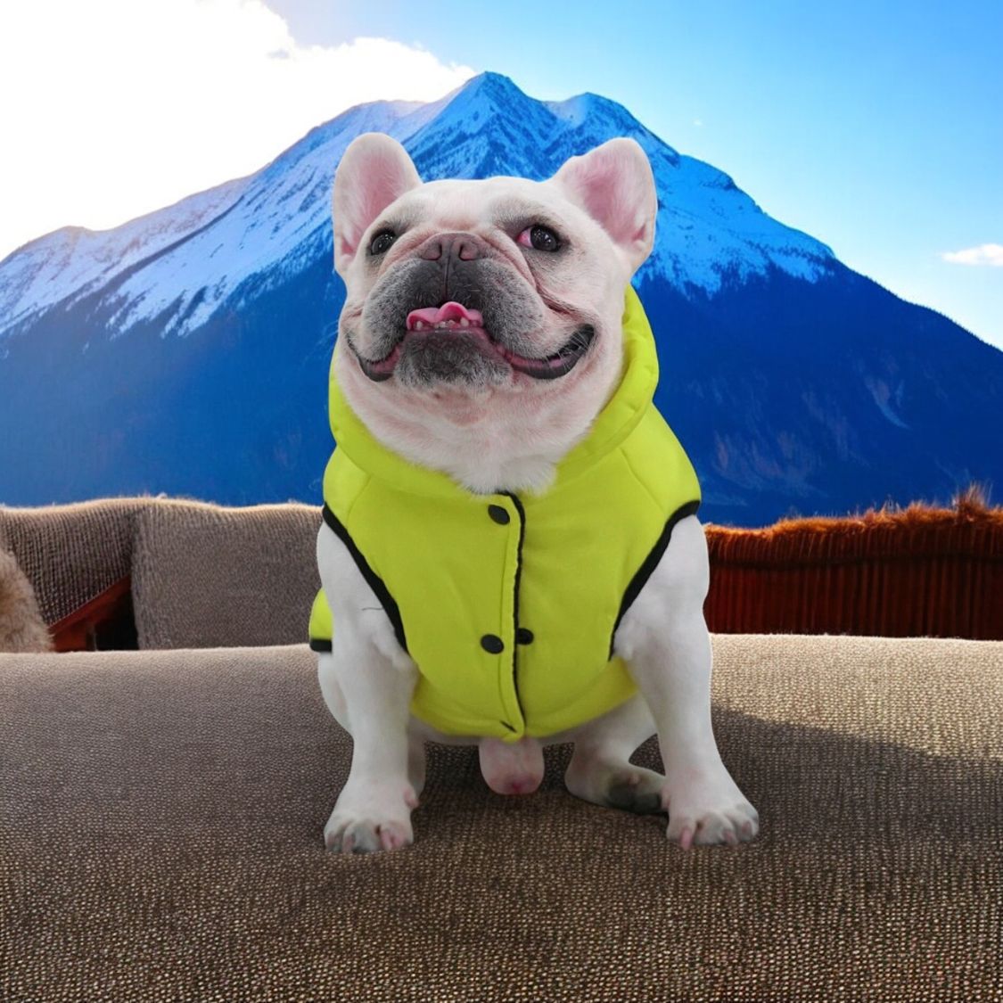 French Bulldog Comfortable Warm Outerwear for Travel Comfort-fadou