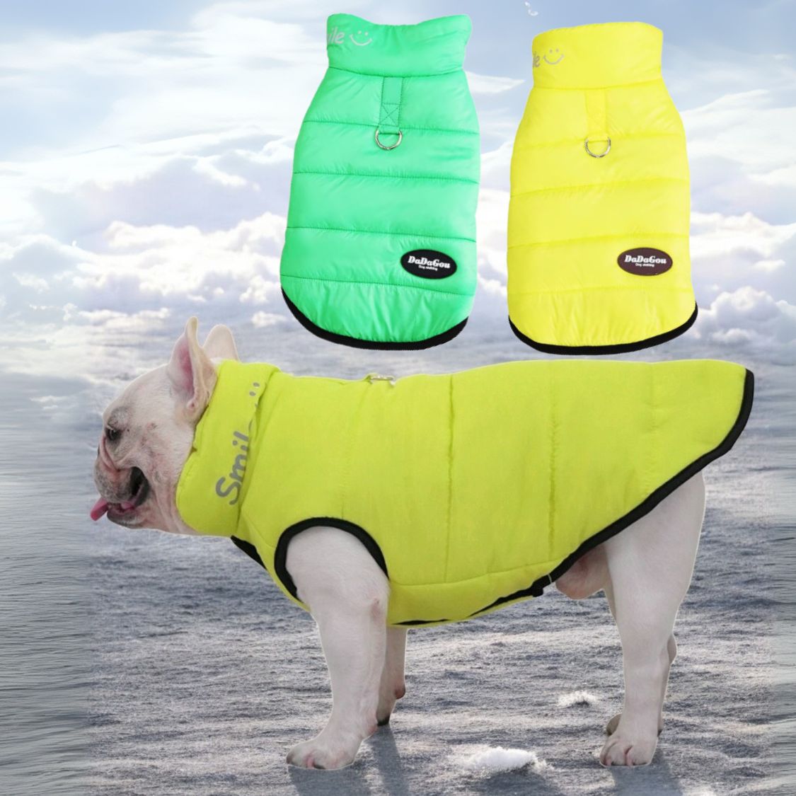 French Bulldog Comfortable Warm Outerwear for Travel Comfort-fadou