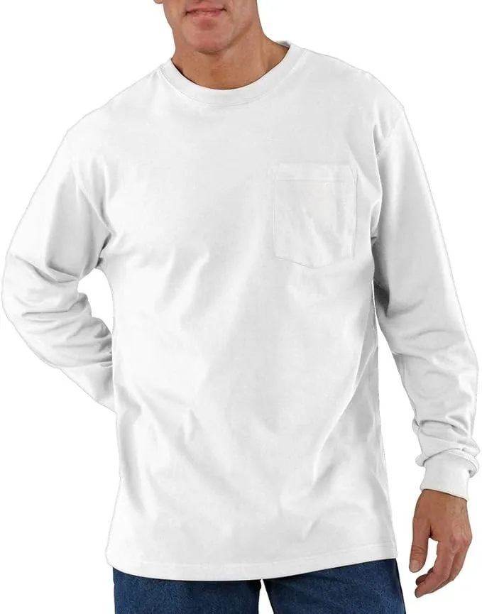 Men’s Heavyweight Work Tee – Pocket Shirt (Loose Fit, Built to Last)