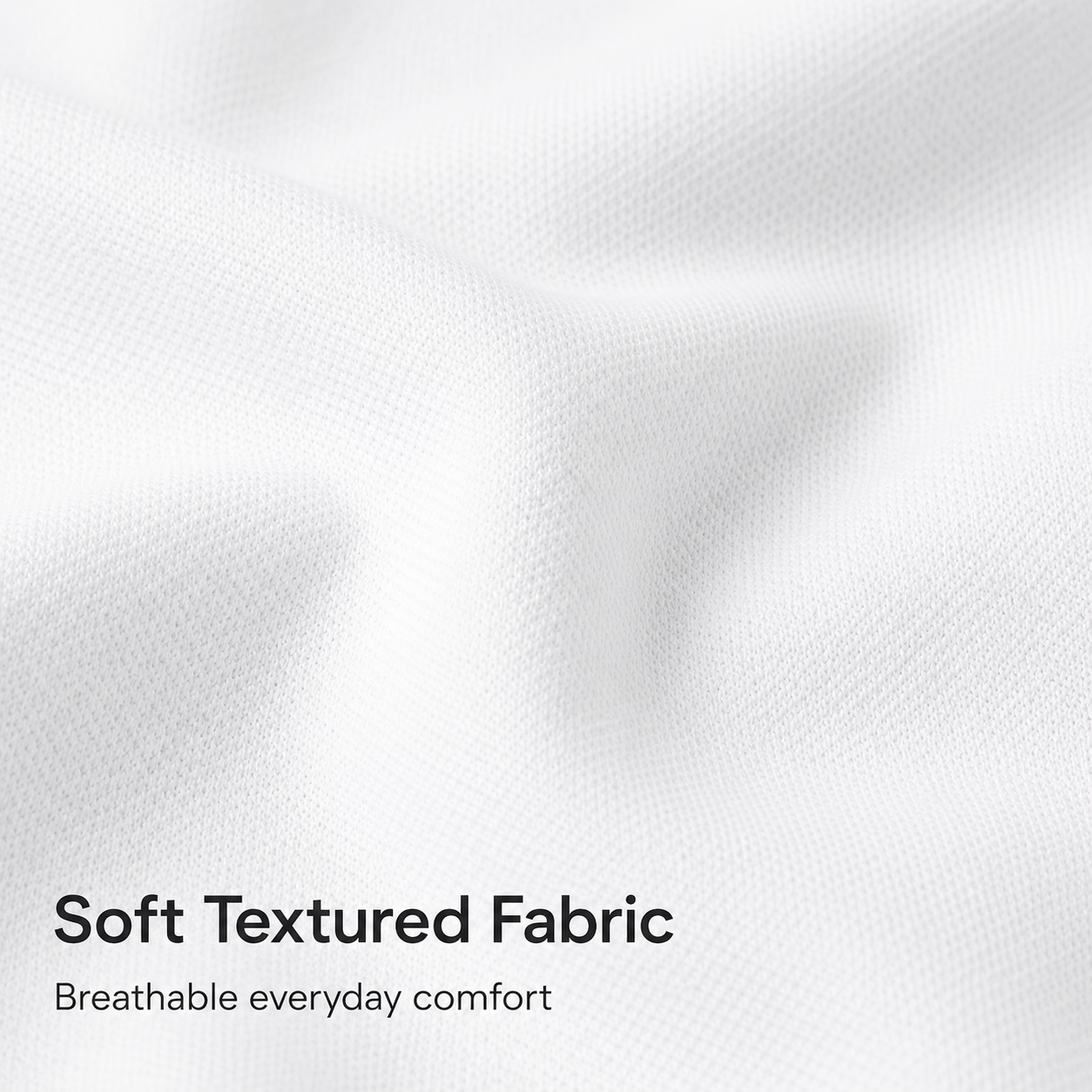 White soft textured fabric detail