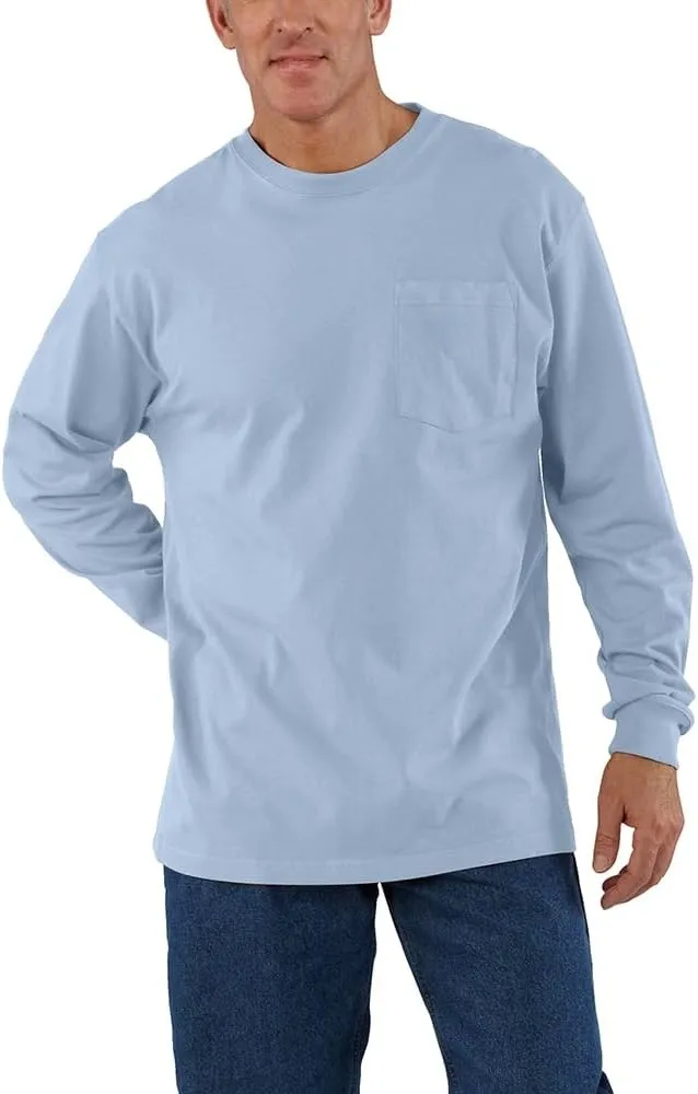 Men’s Heavyweight Work Tee – Pocket Shirt (Loose Fit, Built to Last)
