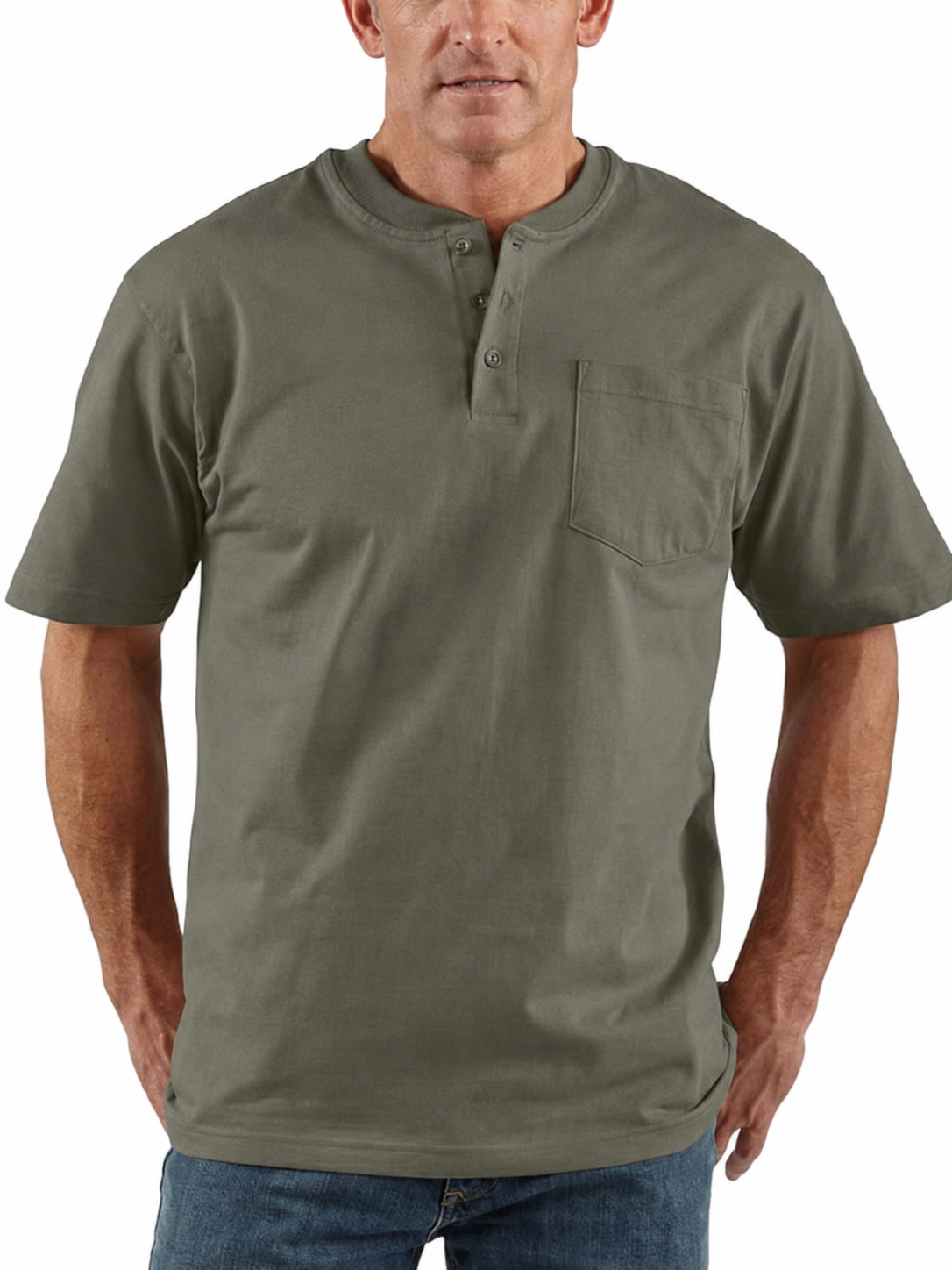 Men's Heavyweight Work Polo with pocket
