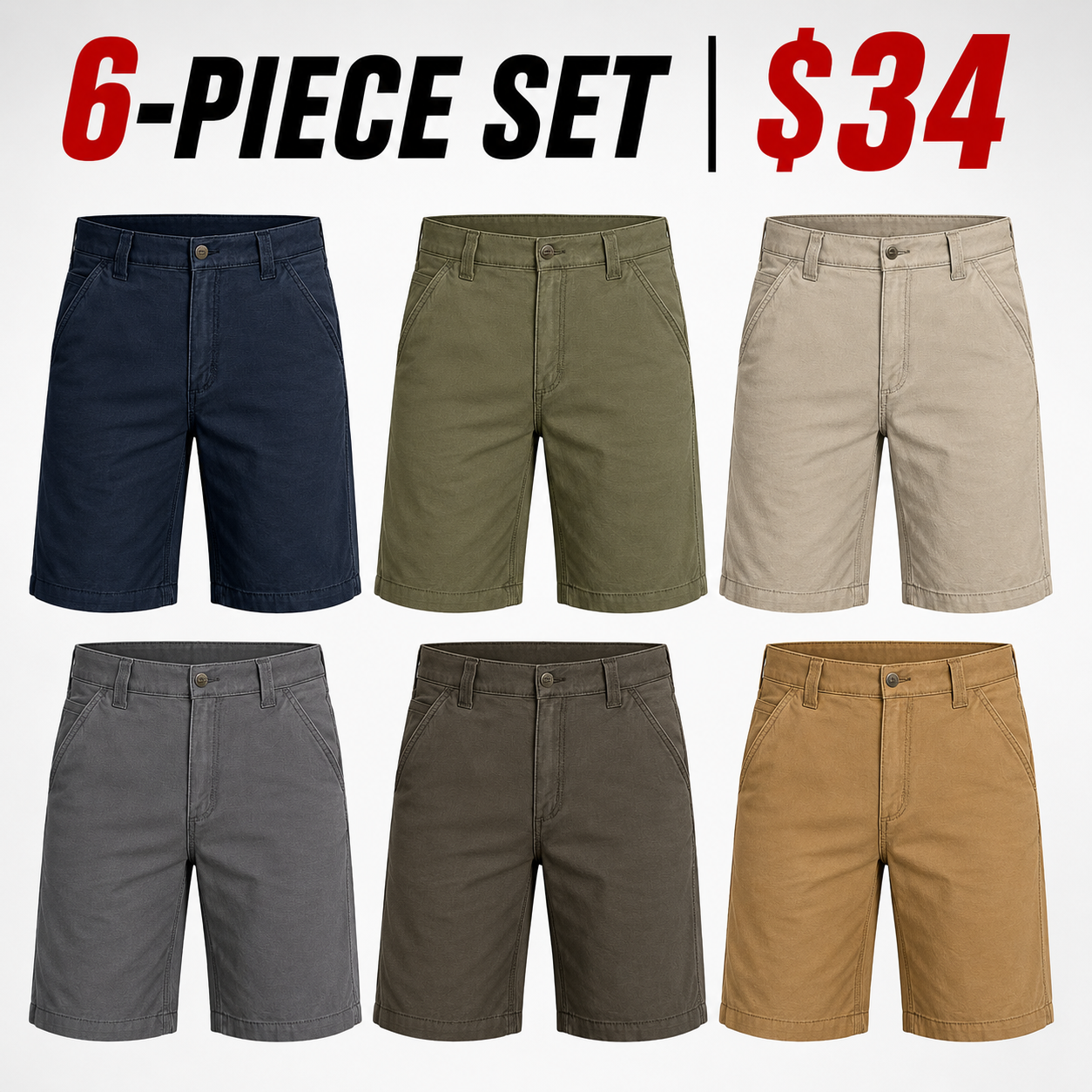Relaxed 10" Dungaree Short