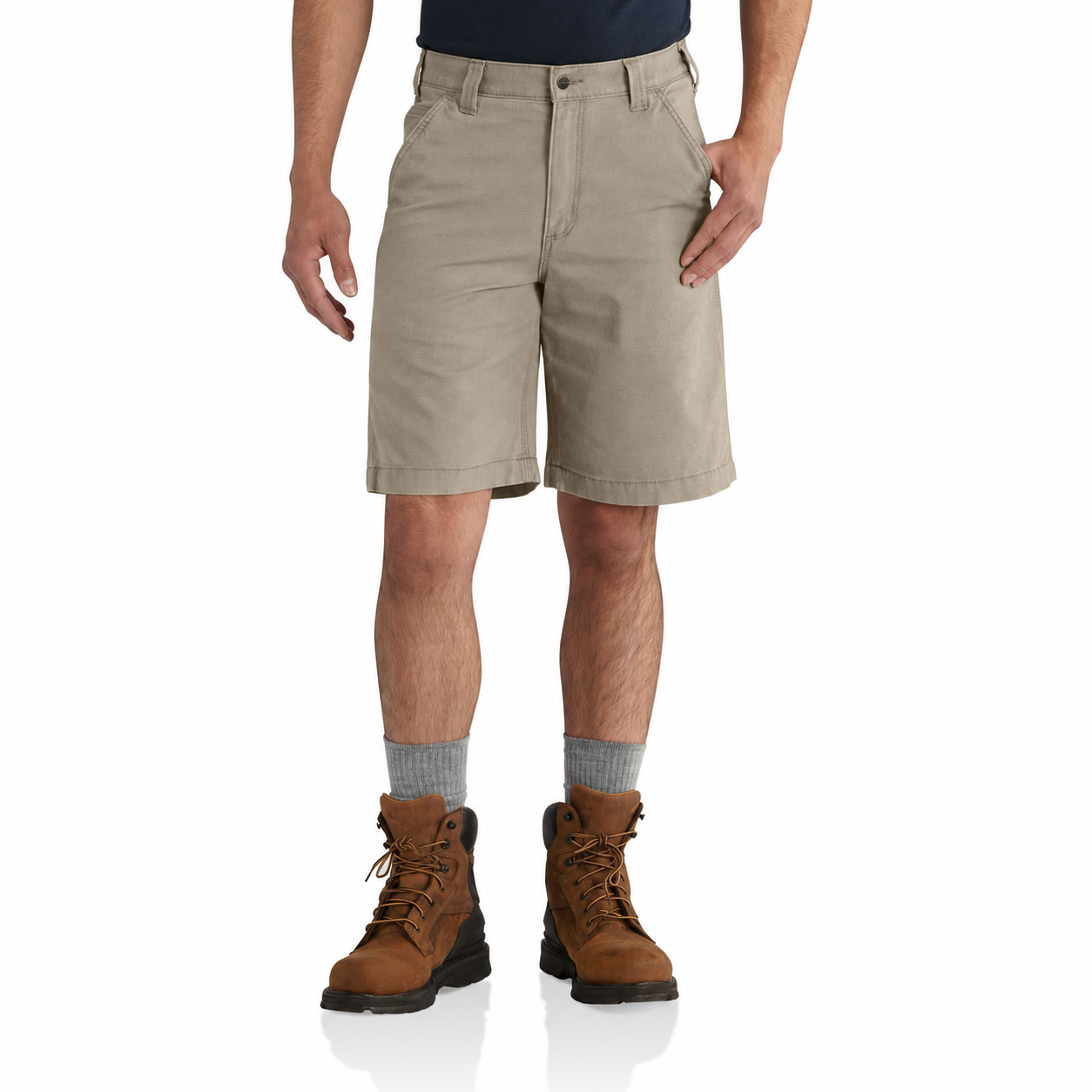 Relaxed 10" Dungaree Short