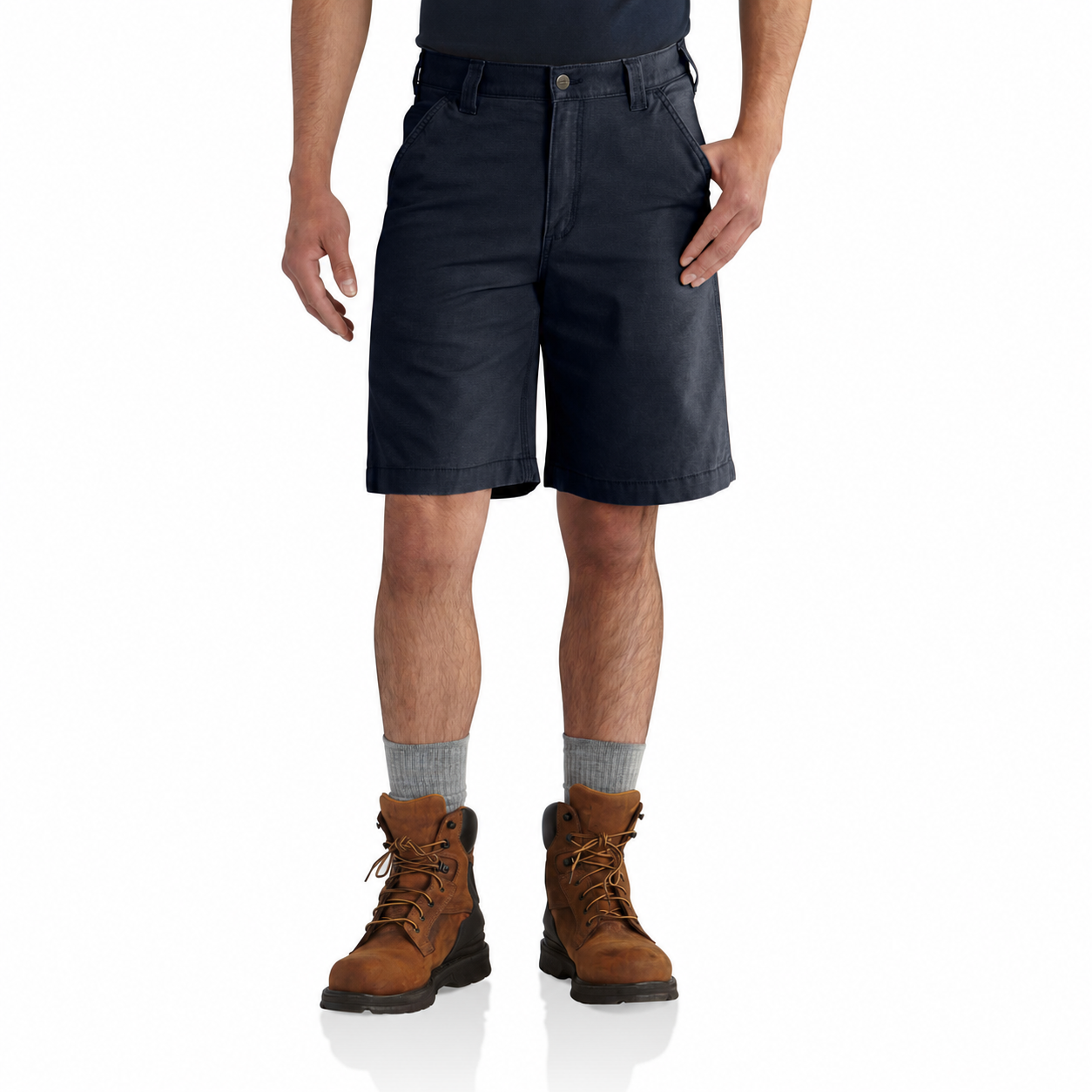 Relaxed 10" Dungaree Short
