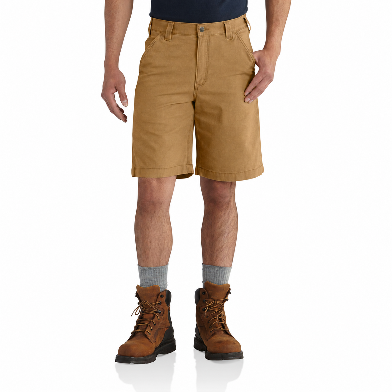 Relaxed 10" Dungaree Short