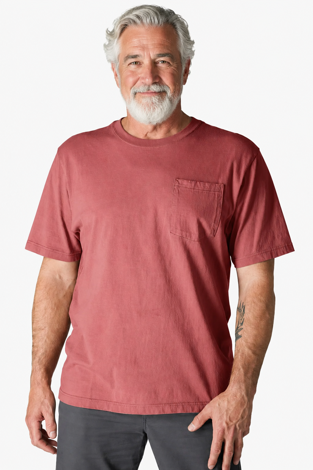 Men's Workwear Loose Fit Heavyweight Short-Sleeve Pocket T-Shirt (Also Available in Big & Tall)