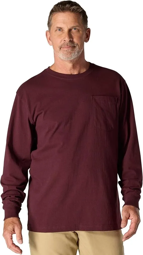 Men’s Heavyweight Work Tee – Pocket Shirt (Loose Fit, Built to Last)