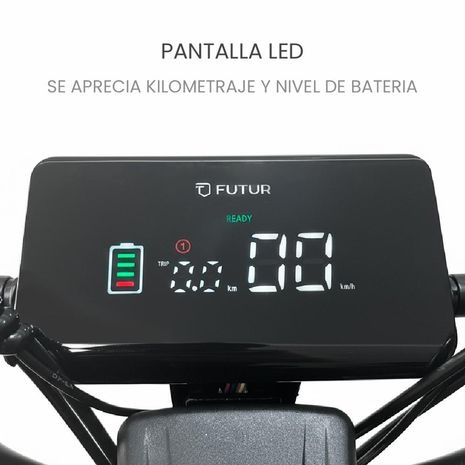 Bicimoto Electrica Futur Neoride Blanco