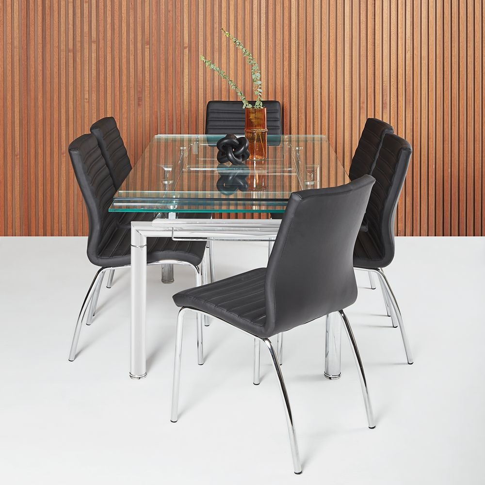 Juego de Comedor Extensible Salamanca 6 Sillas
