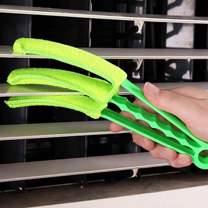Air conditioner vent cleaning brush, louver cleaning tool, detachable and washable dust removal brush, household crevice cleaning tool
