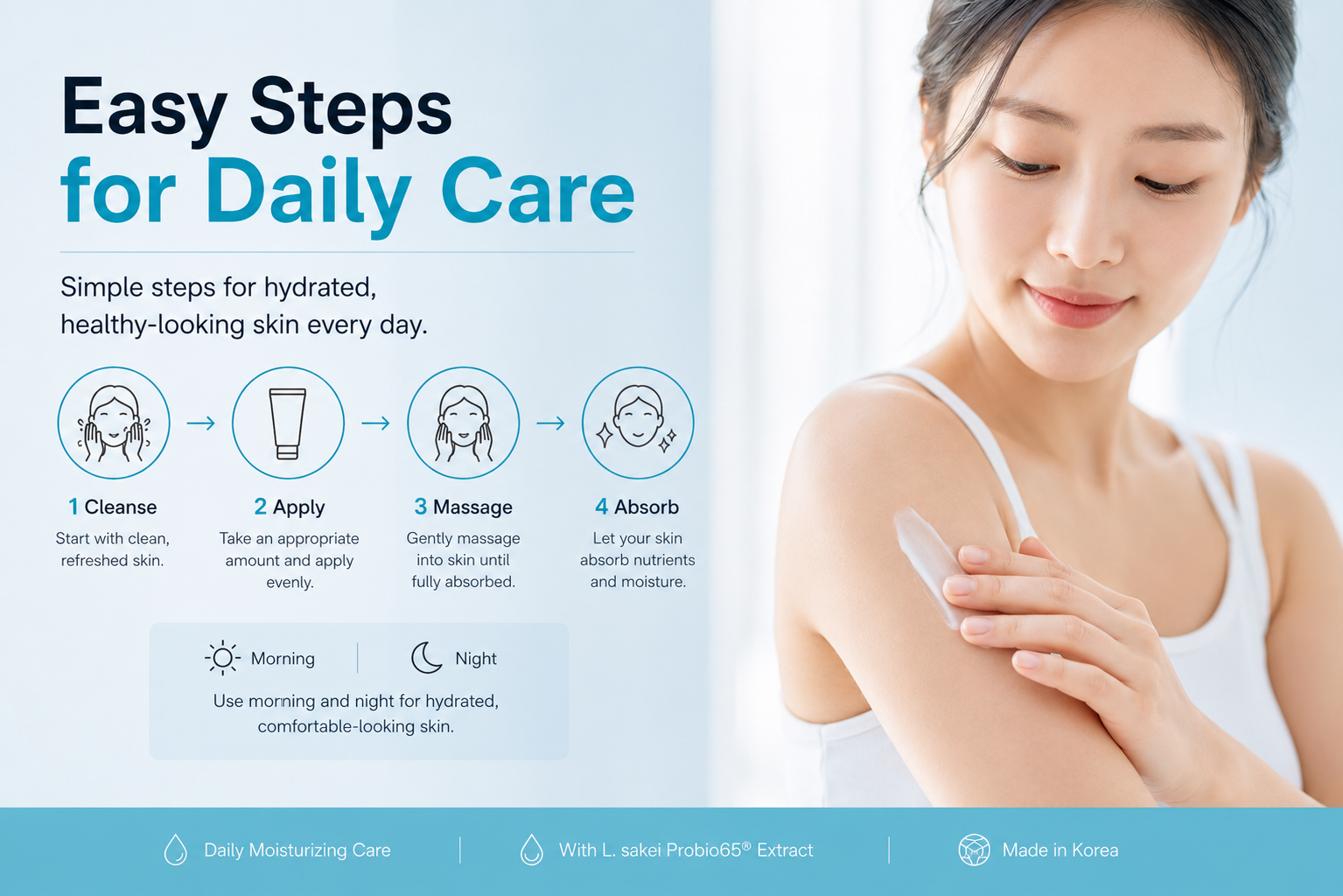 Boyan I Cleanser | Korean Probiotic Face & Body Cleanser for Sensitive, Dry & Eczema-Prone Skin