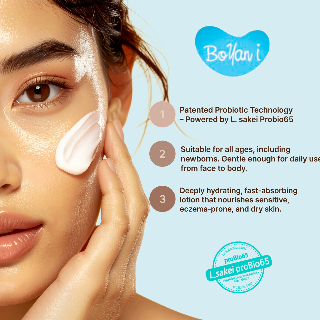 Boyan I Cream | Korean Microbiome Cream for Sensitive, Dry & Eczema-Prone Skin