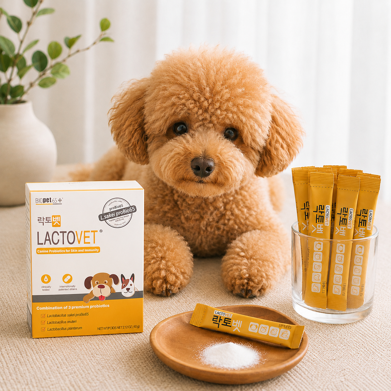 LACTOVET – Vet‑Recommended Probiotic Supplement for Pets | Digestion & Immunity
