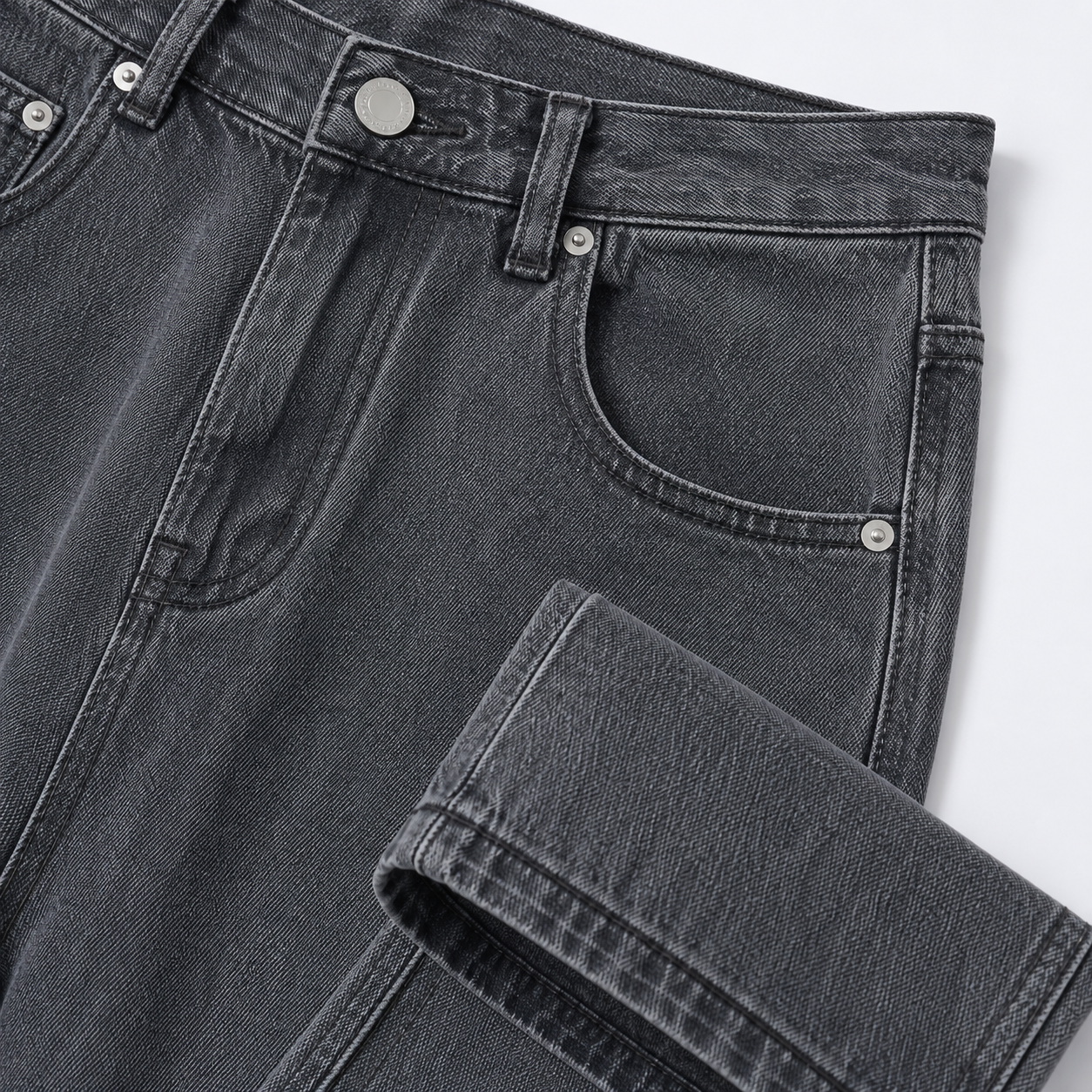 Men's Cargo Pocket Wide-Leg Denim Jeans 3-Pack