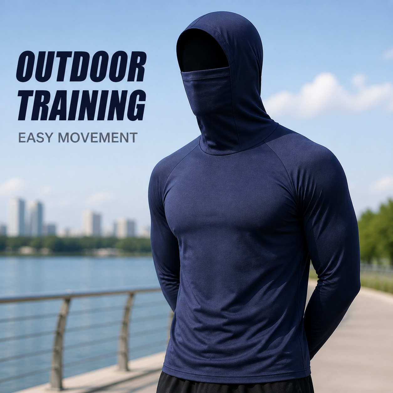 hooded fit and outdoor training use