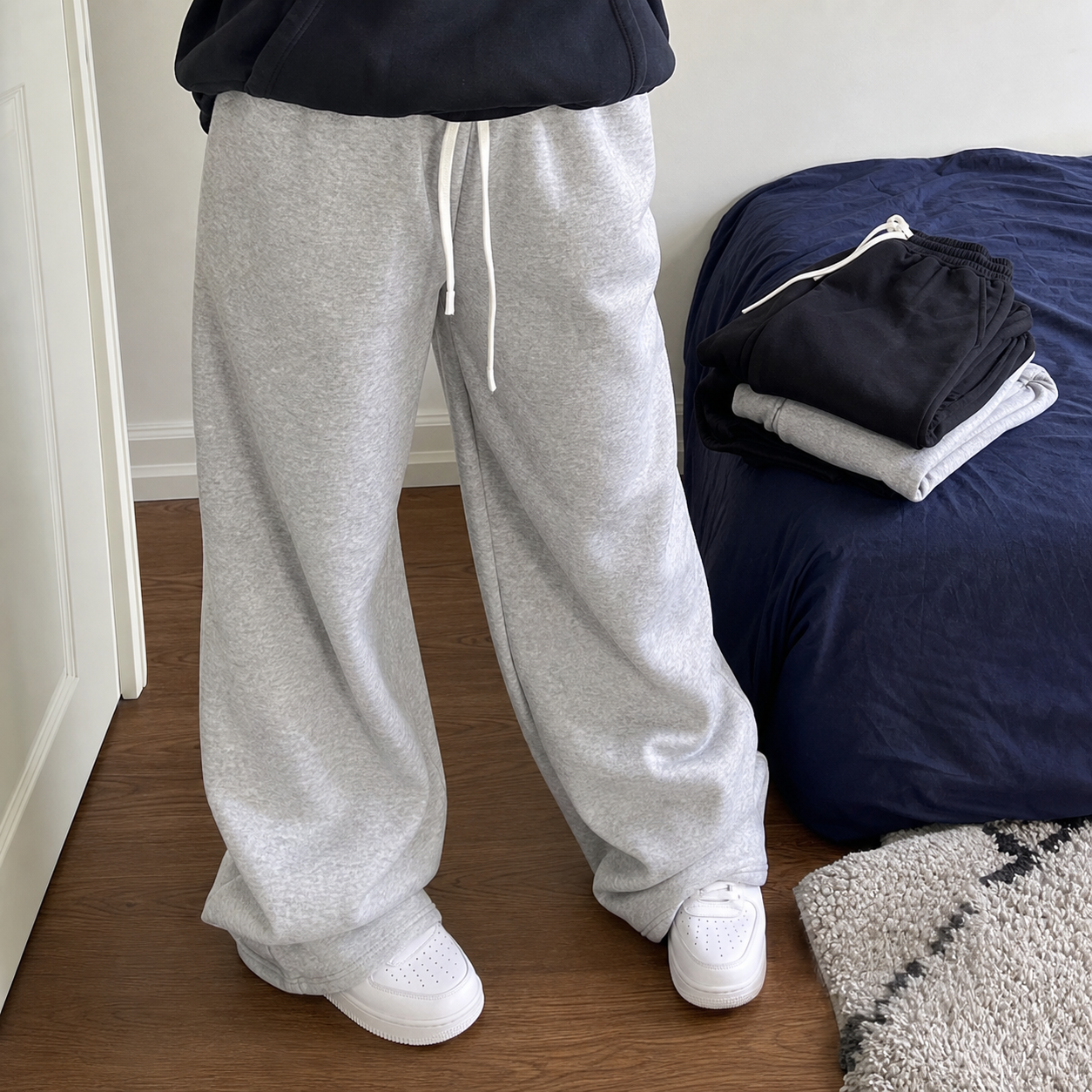 Unisex sweatpants set customer photo