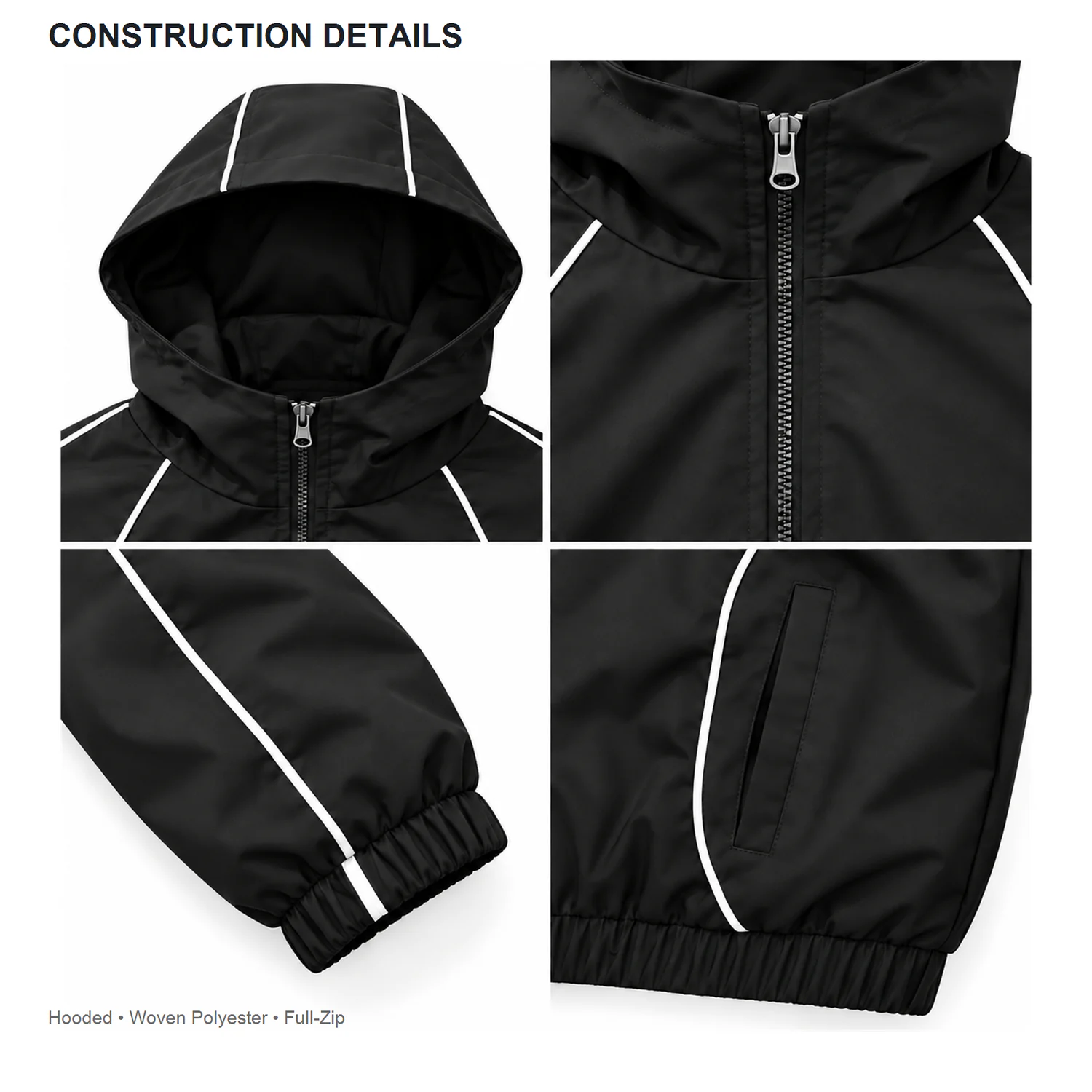 Jacket construction details