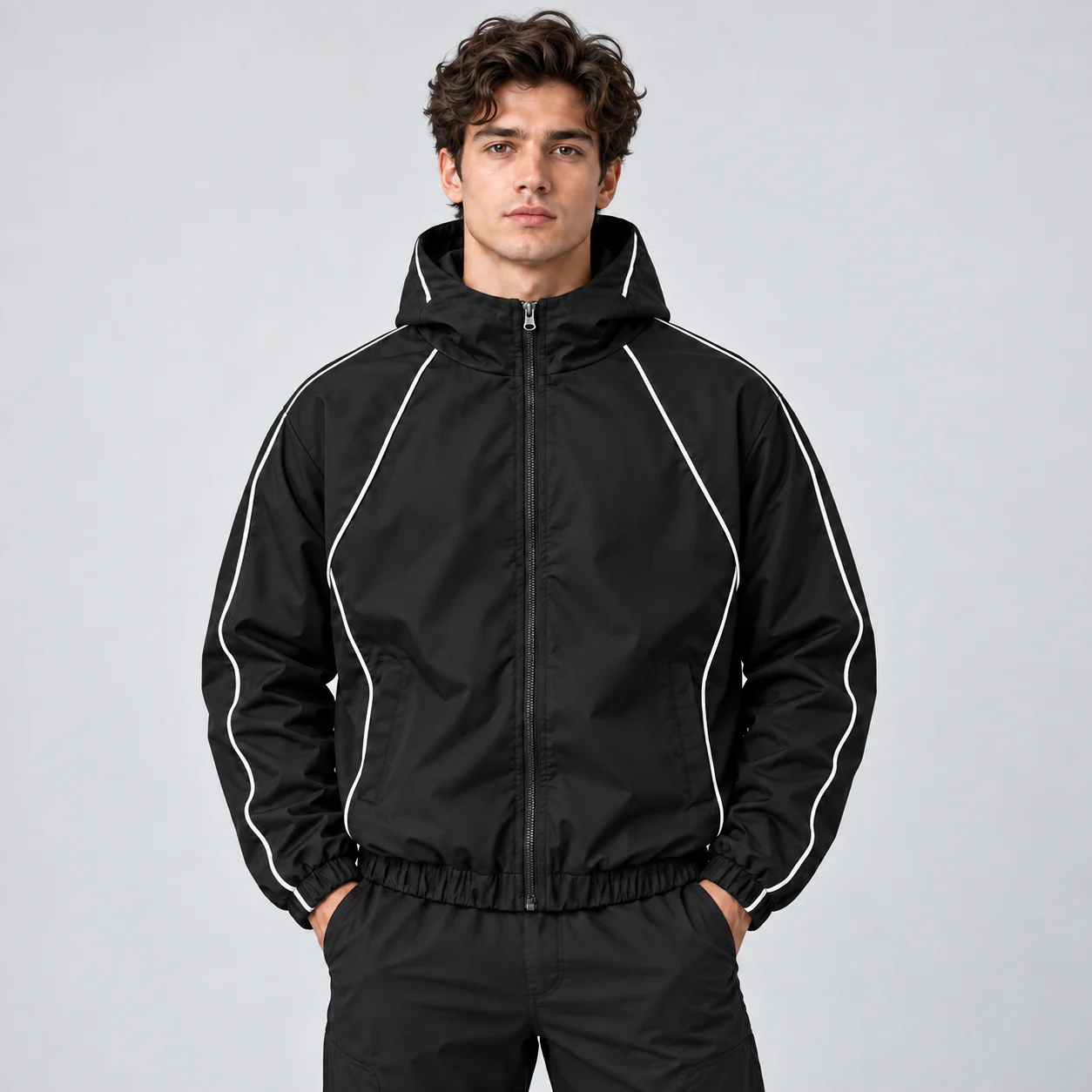 Jacket front fit view