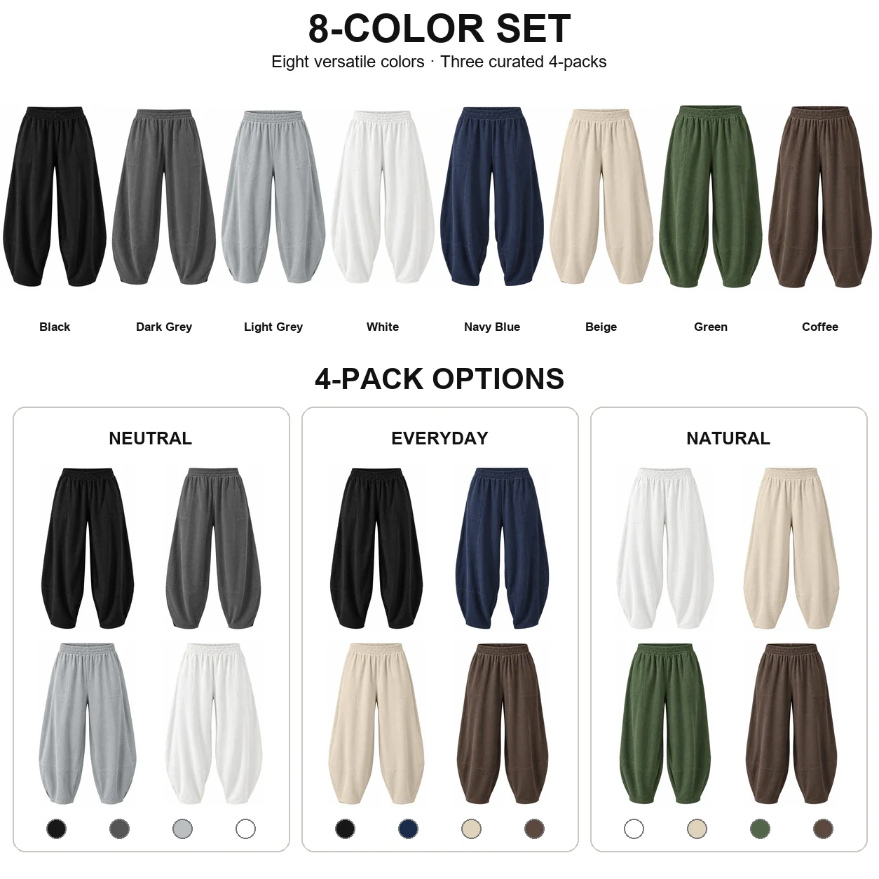 pack options