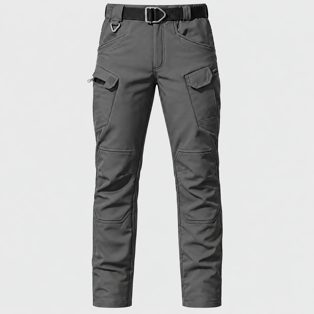 Charcoal Gray fleece-lined tactical cargo pants option