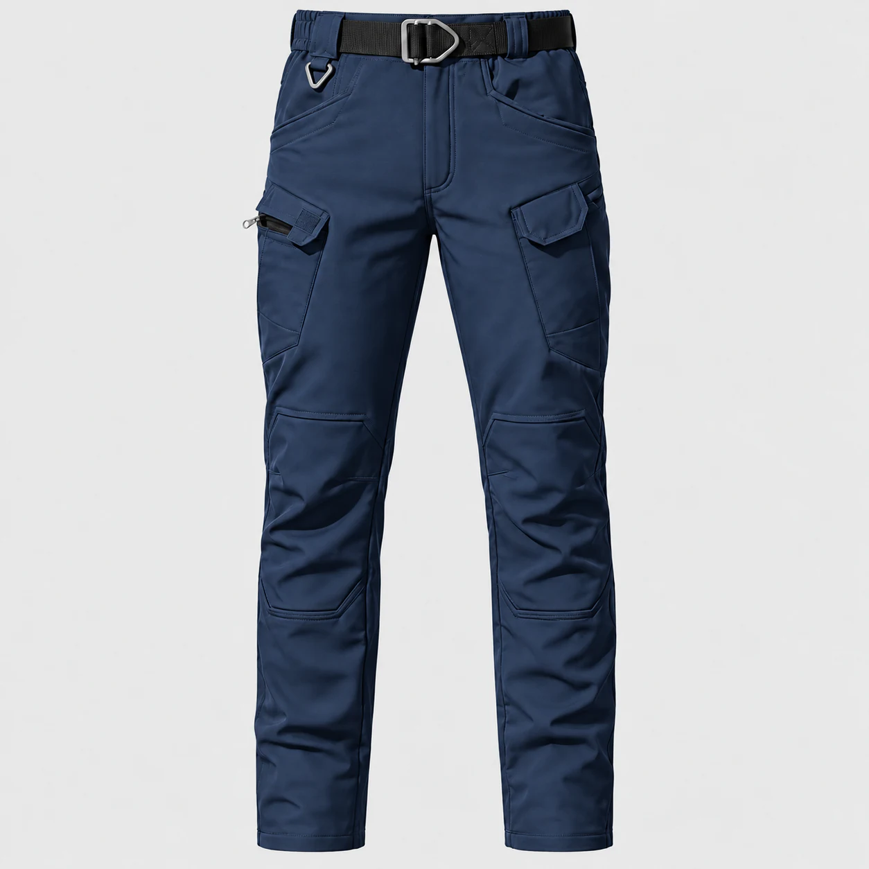 Navy Blue fleece-lined tactical cargo pants option
