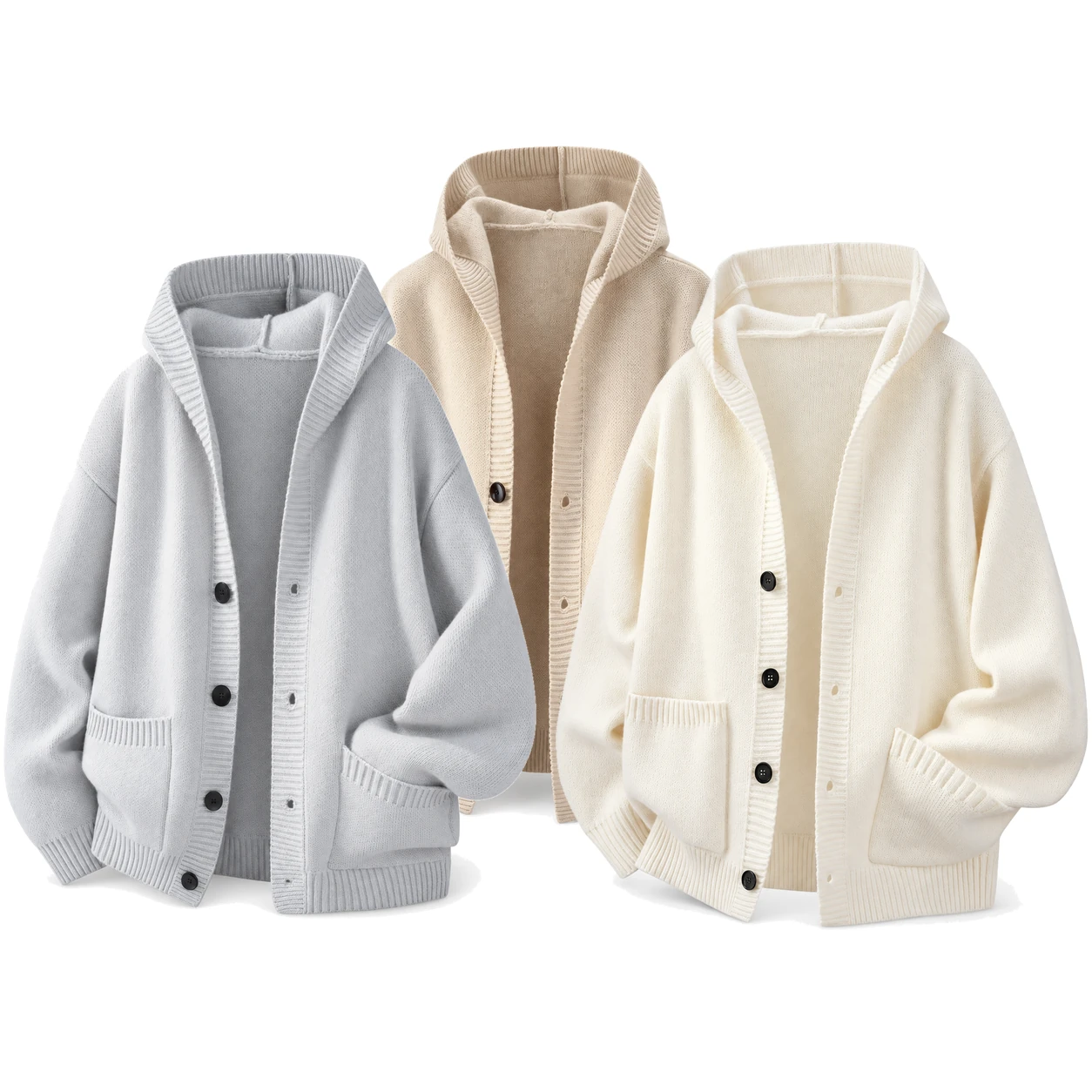 Three-pack everyday cardigan set