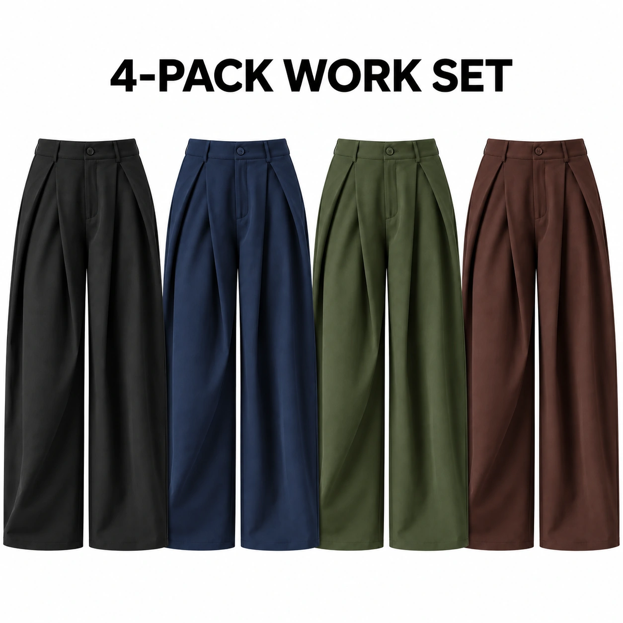 4-Pack Work Set pants option